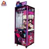 Deluxe Claw Machine with LED lights and plush toys as prizes.