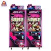 Deluxe Claw Machine with LED lights and plush toys as prizes.