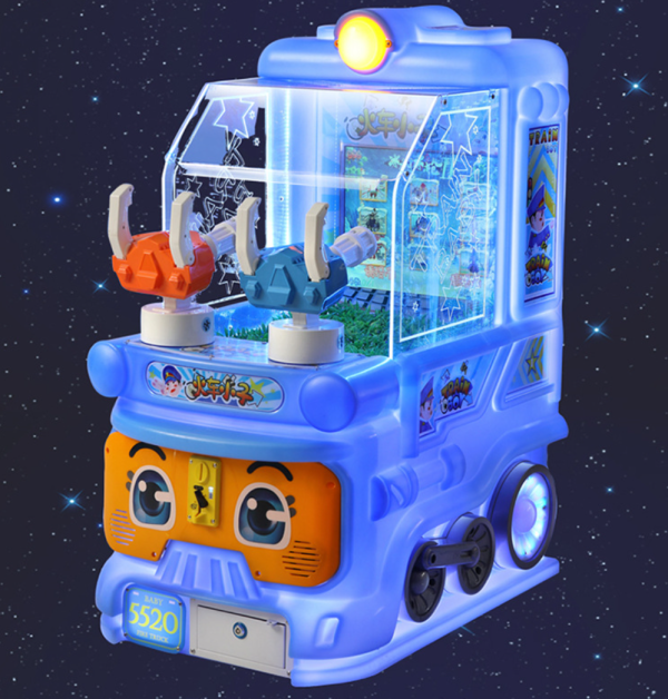 Children's water shooting game machine featuring colorful targets and interactive gameplay.