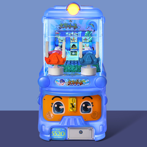 Children's water shooting game machine featuring colorful targets and interactive gameplay.