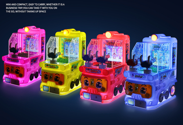 Children's water shooting game machine featuring colorful targets and interactive gameplay.