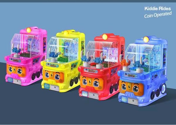 Children's water shooting game machine featuring colorful targets and interactive gameplay.