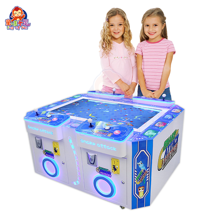 Aparat de joc arcade cu șarpe, cu monede, pentru 4 jucători