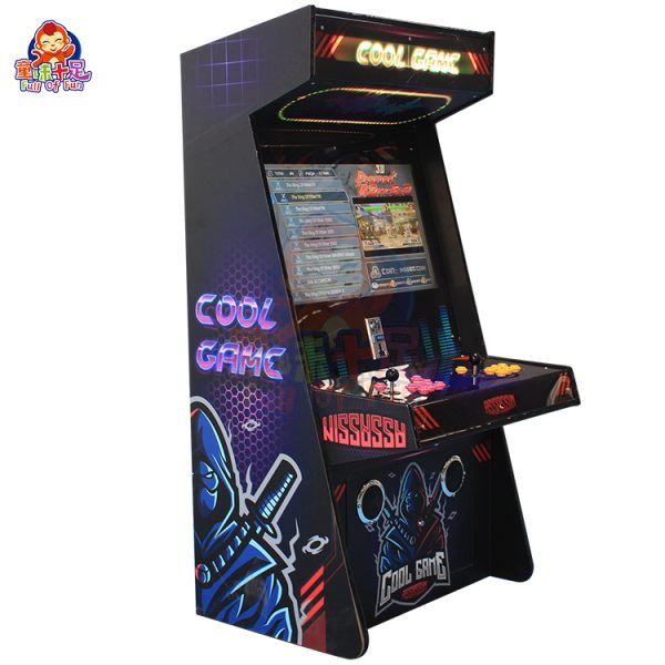 コイン投入式、2人対戦可能なアーケード格闘ゲーム機。白熱のゲーム体験をお楽しみください。