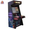 Coin-operated two-player arcade fighting machine for intense gaming.