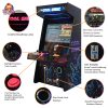 Coin-operated two-player arcade fighting machine for intense gaming.
