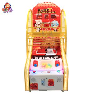 Jogo de basquete arcade colorido para crianças, com gráficos vibrantes e efeitos sonoros, perfeito para o entretenimento infantil.