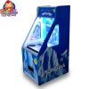 Snow Mountain-themed arcade coin pusher machine with icy graphics, LED lights, and single-player gameplay.