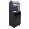 Reliable and secure black pull tab machine with adjustable columns and bill acceptor—ideal for distributing promotional tickets or game tokens automatically.