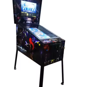 32-inch Virtual Pinball Machine with 96 built-in games, compact design, vivid display, and realistic arcade gameplay.