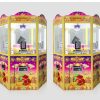 Golden House 6-player arcade coin pusher machine with LED lights and multiplayer coin-drop gameplay.