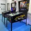 Modern digital pinball machine with customizable design for entertainment venues