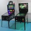 Modern digital pinball machine with customizable design for entertainment venues