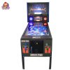 Custom pinball machine with ultra-high-definition LED screens and dynamic RGB lighting, designed for arcade and entertainment venues.