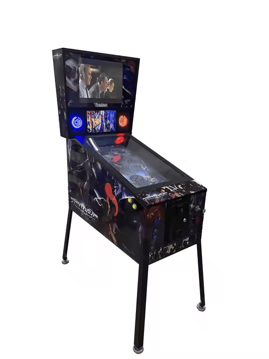 32-inch Virtual Pinball Machine with 1100 built-in games, designed for smooth gameplay and realistic arcade experience.
