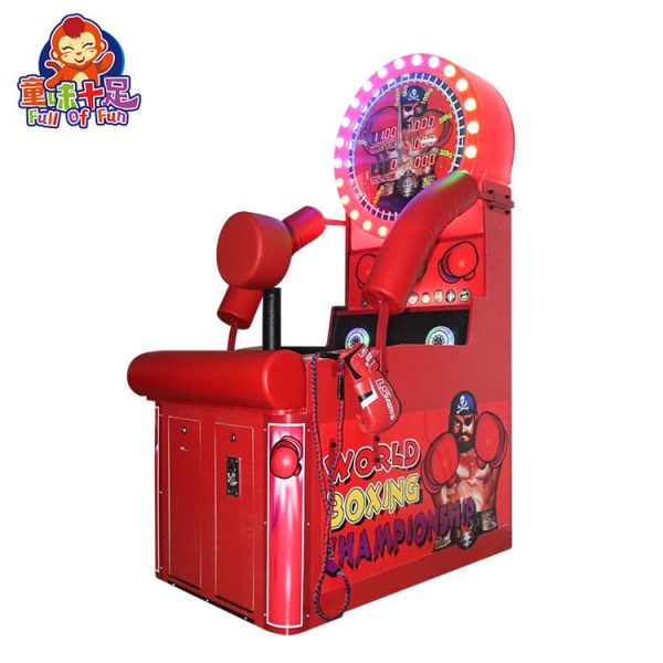 World Boxing Championship Boxing Arcade Game With Gloves