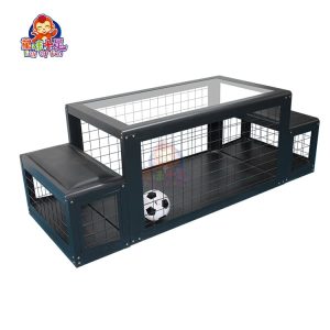 Subsoccer table with customizable appearance for schools, clubs, and office lounges.
