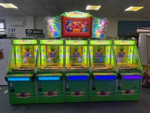 Máquina de empurrar moedas