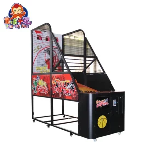 Red-Style Basketball Arcade Machine