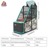 Cartoon Basketball Arcade Game Machine Equipped with Blue LED Light Strips