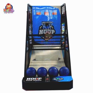 Blue Basketball Machine Arcade Without Base