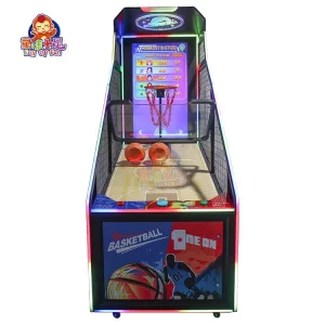 Máquina de basquete arcade de luxo com tela de LED