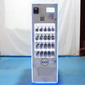 Compact custom vending machine for multiple products, easy operation, ideal for malls, offices, hotels, and more
