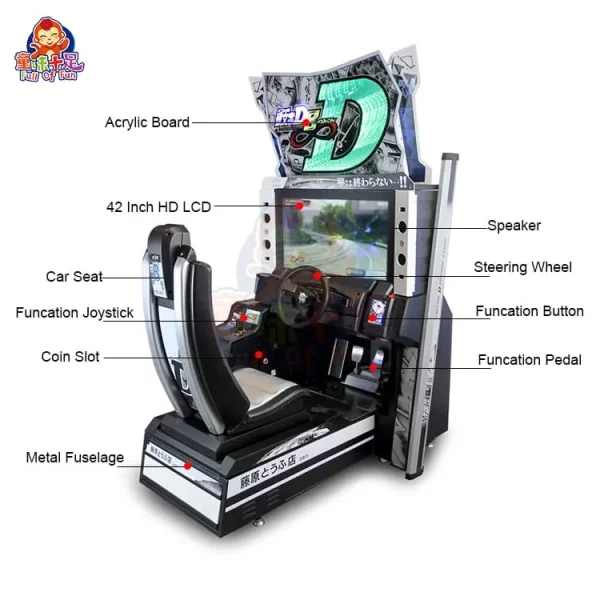 D8 Interactive Arcade Racing Machine