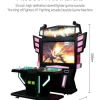 Dual Player Street Fighter Arcade Machine with LED Lights and Large Screen in Game Center