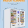 Large capacity drink and soda vending machine for snacks and beverages from China factory