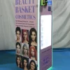 Custom small cosmetics vending machine for snacks, beverages, and cosmetics, featuring 7-inch LCD panel, spring-type dispensing, and customizable branding.