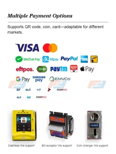 Factory-direct custom multi-product vending machine with smart control system, supporting drinks, snacks, cigarettes, and cosmetics. Designed for flexible retail, brand customization, and remote sales management.