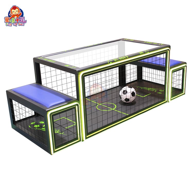 Full view of the Subsoccer Table showing the complete playing field