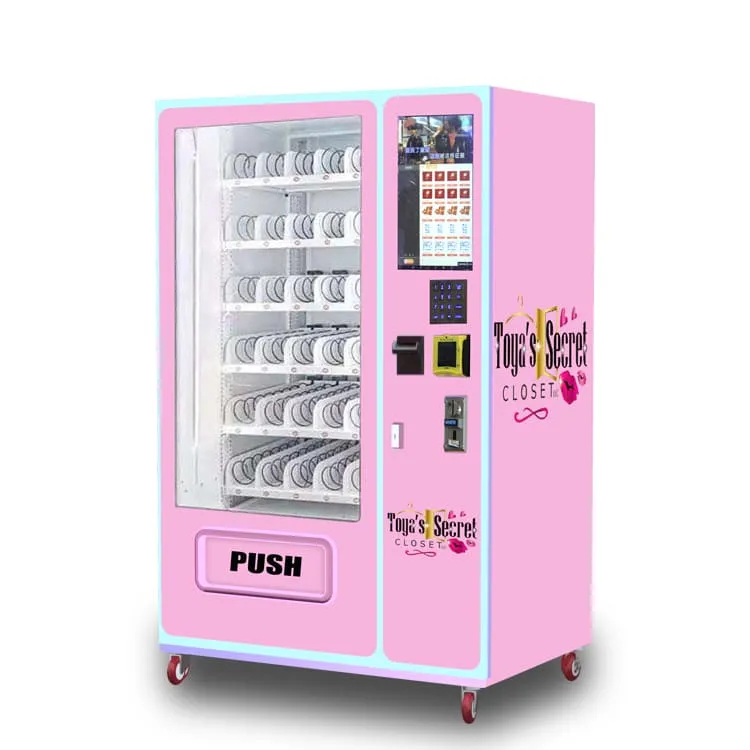 Customized Beauty Vending Machine with touch screen and automated vending system, perfect for malls, beauty stores, and hotels.
