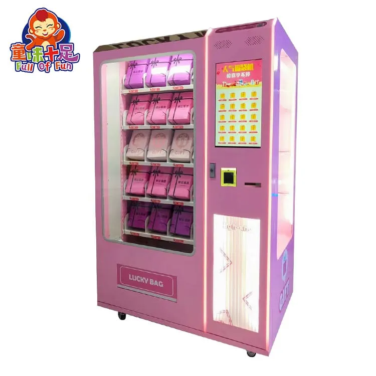 Customized Beauty Vending Machine with touch screen and automated vending system, perfect for malls, beauty stores, and hotels.