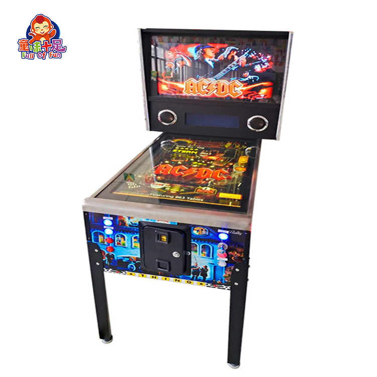 Virtual Pinball Machine 32–49in with LED and Vibration, Home & Arcade Coin Mode, 66–1700 Games