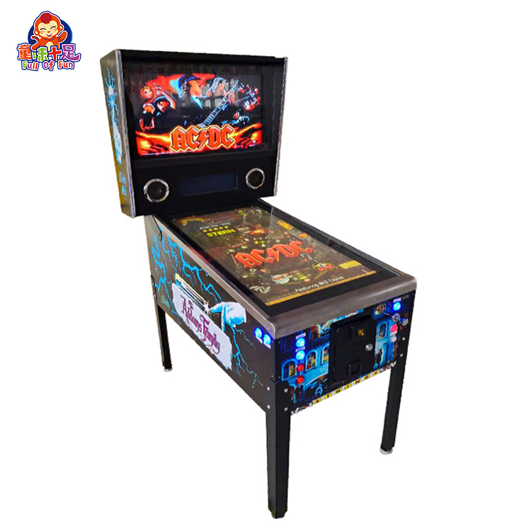 Virtual Pinball Machine 32–49in with LED and Vibration, Home & Arcade Coin Mode, 66–1700 Games