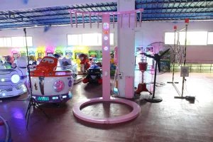 Pink Catch The Stick Game Machine