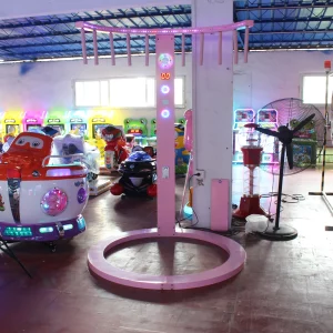 Pink Catch The Stick Game Machine