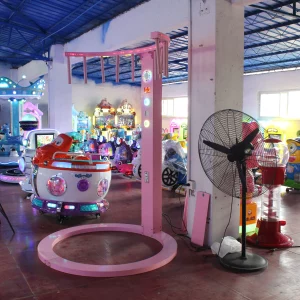 Pink Catch The Stick Game Machine