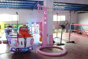 Pink Catch The Stick Game Machine