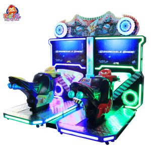 3D Racing and Motorbike Arcade Machine: $2,607 A 3D racing and motorbike simulator for an immersive gaming experience.