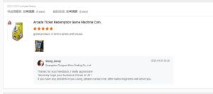 Coin pusher machine customer reviews