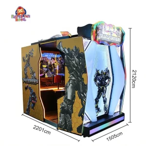 Transformers-simuloitu kahden hengen ammuntapelihalli