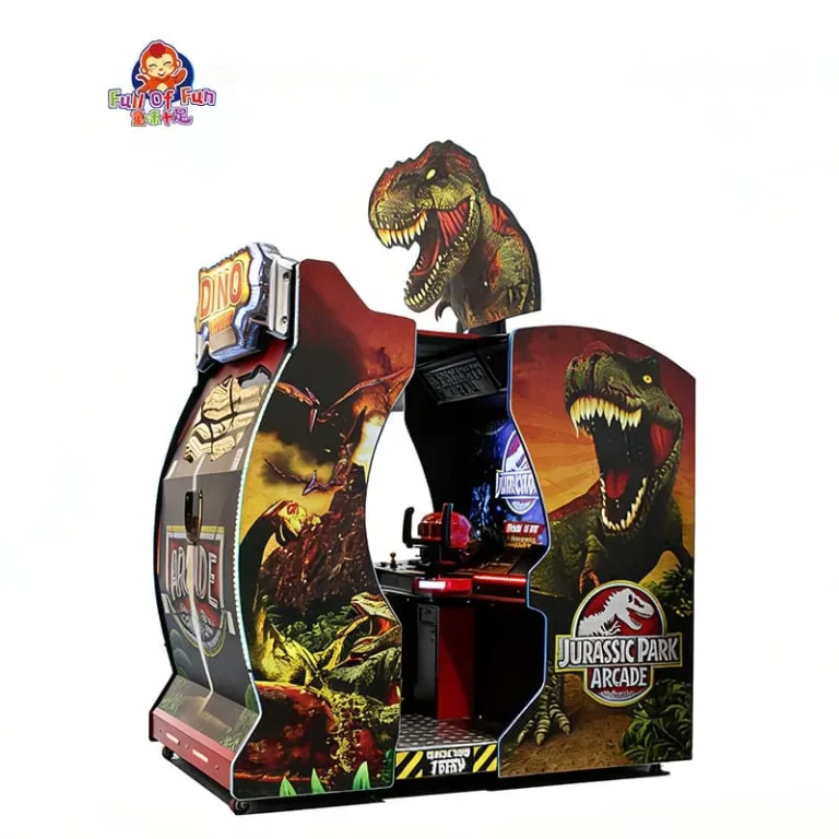 Juego de arcade de disparos de Jurassic Park