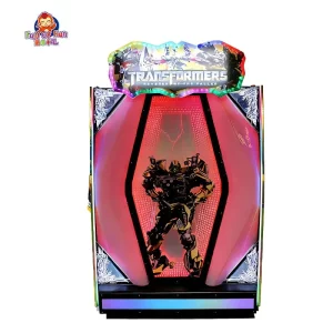 Juego arcade de disparos simulado para dos jugadores de Transformers