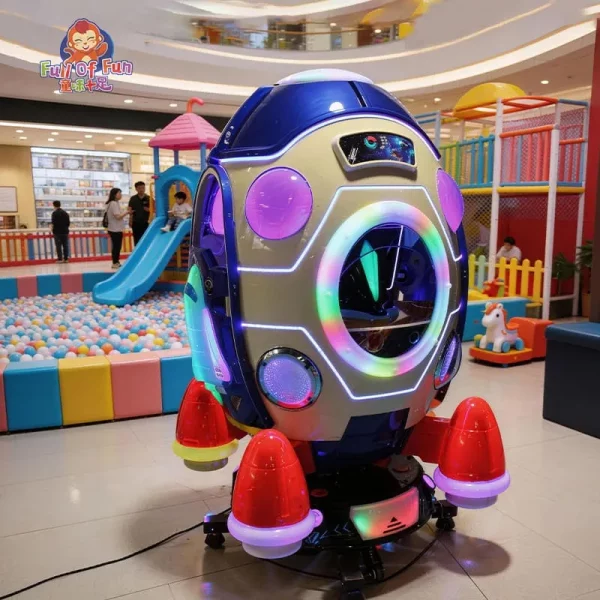 Giostre per bambini a gettoni Rocket Rattle