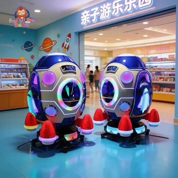 Giostre per bambini a gettoni Rocket Rattle