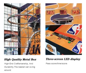 Peak Basketball Arcade Machine – TWSZ-026 Custom NBA Basketball Arcade Supplier