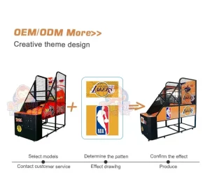 Peak Basketball Arcade Machine – TWSZ-026 Custom NBA Basketball Arcade Supplier